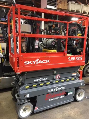 Service-ready forklift equipment